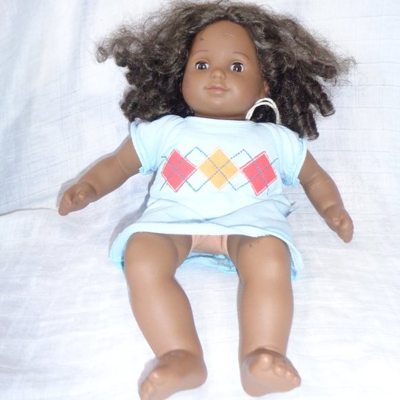 American Girl Bitty Baby African American Girl Twin Doll with Curly Black Hair